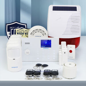 HOMSECUR SMS Autodial Wireless WIFI Home Security Alarm System+4 Pet-Immune PIR