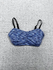 Motherhood Blue White Space Dye Wireless Adjustable Straps Nursing Bra Size S - Picture 1 of 7