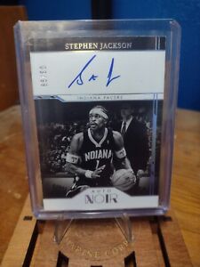 2021-22 Panini Noir Basketball Stephen Jackson Autographed ANA-SJA 3/99