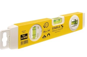 Stabila 70 TMW Kompakte Magnet Torpedo Wasserwaage 3 Fläschchen 25 cm / 10" - Bild 1 von 1