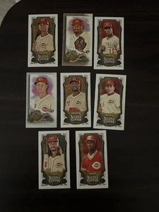 Cincinnati Reds 8 Card Bundle. Allen & Ginter Mini Cards - Picture 1 of 8