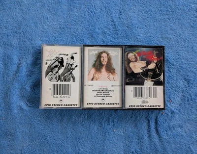 TED NUGENT 3 Cassette Tape Lot Hard Rock Free For All Cat Scratch Fever Gonzos - Image 1 of 4