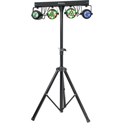 IBIZA DJLIGHT60 LED PARTYBAR Scheinwerfer Moonflower Stativ Fernbedienung Bühne - Bild 1 von 4
