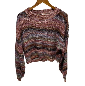 Made With Love Pullover Damen Large Mehrfarbig Acryl Strickpullover Weich Kuschelig - Bild 1 von 7