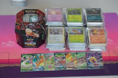 Pokemon Cards Gift Bundle - 150x Card & Tin Bulk Joblot Includes Ultra Rares — 第 1/4 张图片