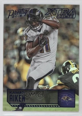 2016 Panini Prestige Xtra Points Blue Kamar Aiken #16 - Image 1 of 2