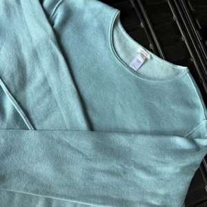 J Jill WENDE Langarm Tunika Pullover asymmetrisch relaxed blau/hellblau Gr. L - Bild 1 von 5