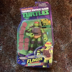 Figura Teenage Mutant Ninja Turtles Michelangelo Flingers TMNT Nickelodeon 2012 - Imagen 1 de 4