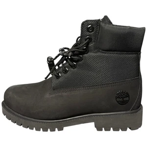 Timberland 6 pulgadas Premium Heritage Hombres Botas Negras Nubuck Talla UK 10 Nuevas - Imagen 1 de 9