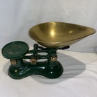 Vintage Victor England Kitchen Balance Scales Cast Iron Brass