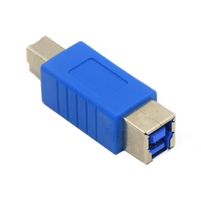 1x USB 3.0 Type B Male to USB B Female Data Extender Connector Converter Adapter - Image 1 of 4