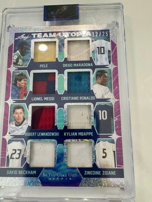 MESSI RONALDO MBAPPE PELE MARADONA BECKHAM JUEGO USADO Leaf team utopía /25 Foto 1 de 3