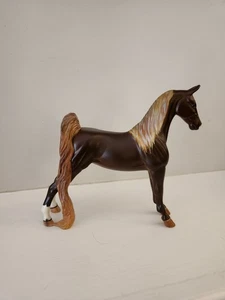 CUSTOM PETER STONE LIVER CHESTNUT SADDLEBRED HORSE PEBBLES CM - Bild 1 von 13