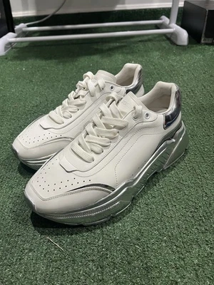 Zapatillas Dolce & Gabbana Daymaster blancas/plateadas talla 7 para hombre Foto 1 de 4