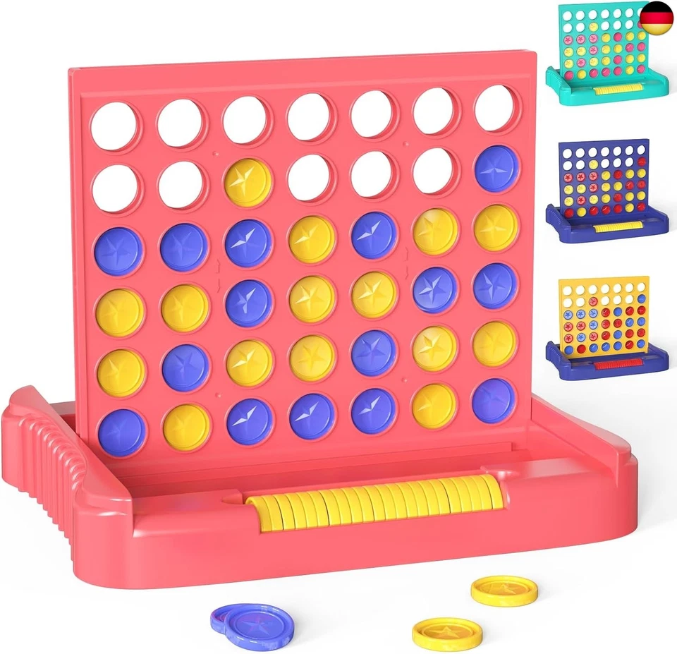 Pup Go 4 in Einer Reihe Spieleklassiker für Kinder ab 3 4 5 6 7 Jahren, Familie