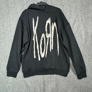 KORN Sick New World Unisex Hoodie Size XL Black Kangaroo Pocket Long Sleeve - Picture 1 of 9