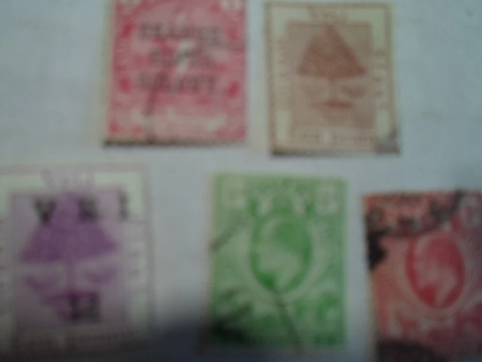 Lote de colección 5 sellos diferentes de la antigua Colonia Río Naranja Foto 1 de 1