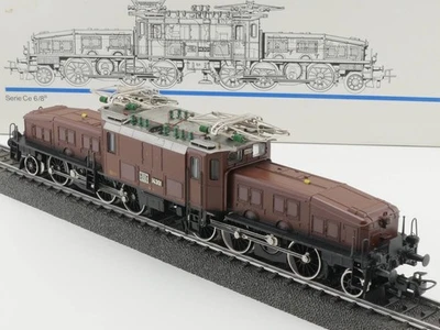 Märklin 3352 Ce 6/8 III SBB Schweizer Krokodil braun wie NEU! OVP 1705-29-83 - Bild 1 von 4