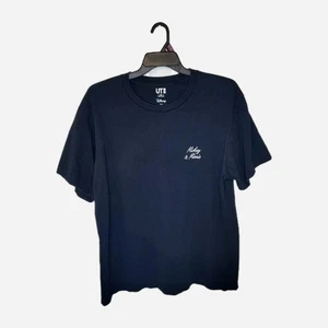 UNI-QLD Disney Mickey Mouse And Friends Print And Front Black T-shirt Size XL - Picture 1 of 5