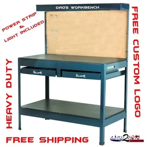 Garage Work Bench Table Reloading Machine Shop similar Gladiator Hobby Steel New - Picture 1 of 1