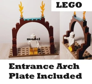 LEGO Western Fort Entrance Gate Ninjago Castle Kingdoms Joust Entry Knight - Picture 1 of 1