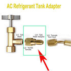 A/C Tank Brass Adapter 1/4" SAE Male to 1/2" ACME Female Adapter Quick Coupling