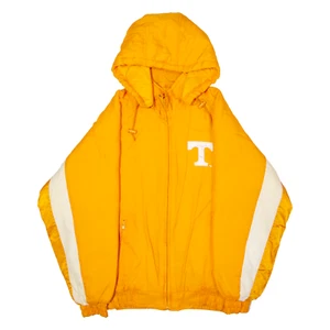 Vintage LOGO 7 University Of Tennessee Volunteers Mens Coat Orange 90s USA M - Picture 1 of 6