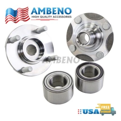 For Mitsubishi Mirage 2014-2023 G4 2017-2023 1.2L Front Wheel Hub & Bearing Set - Imagem 1 de 4