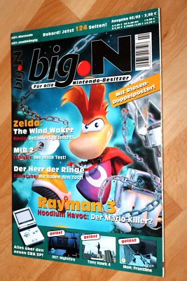 2003 Big N Magazin Zeitschrift Zelda The Wind Waker Rayman 3 Hoodlum Havoc GBA - Bild 1 von 4