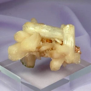 Peach Stilbite, Heulandite natural cluster 116g SN52771 - Picture 1 of 4