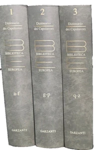 DIZIONARIO DEI CAPOLAVORI - GARZANTI - Foto 1 di 2