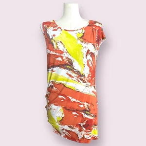 BRAVE By Wayne Cooper Soft Viscose Knee Length Chic Dress Size XL/16 - Picture 1 of 3