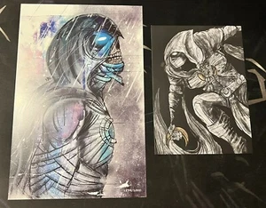 Exclusivo estampado artístico Moon Knight ComicTom 101 MMC #1874/2500 NATE JOHNSON - Imagen 1 de 3