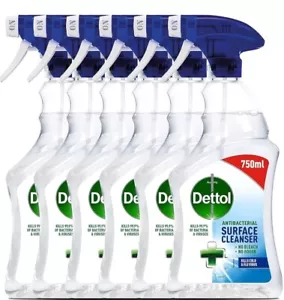 Dettol Antibacterial Disinfectant Surface Cleaner,Pack of 6, 6 x 750ml - Picture 1 of 1