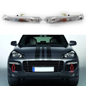 1 Pair Front Bumper Turn Signals Light Set For Porsche Cayenne 08-10 95563118502 - Bild 1 von 7