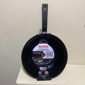TEFAL TITANIUM MAX ANTIHAFT RÜHRPFANNE WOK 28 CM ALLE HERDFELDER + INDUKTION - Bild 1 von 6