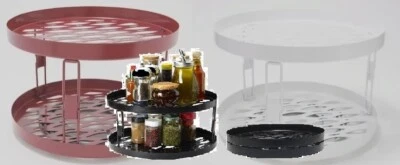 Gourmet Basics by Mikasa Haven 2-Tier Lazy Susan