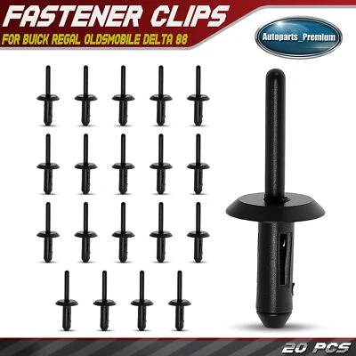 Clip retenedor remache ciego nailon 20 piezas 5,95 mm para Buick Regal Oldsmobile Delta 88 Foto 1 de 4