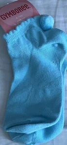 NWT NIP GIRLS GYMBOREE ANKLE SOCKS SHOE SIZE 11-13-TURQUOISE 5-7 YEARS - Picture 1 of 1