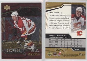 2000-01 Upper Deck Black Diamond Diamond Gold /100 Marc Savard #9