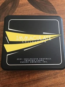 2021 Panini Immaculate Collection Collegiate Football Empty Tin/Box **No Cards** - Picture 1 of 5