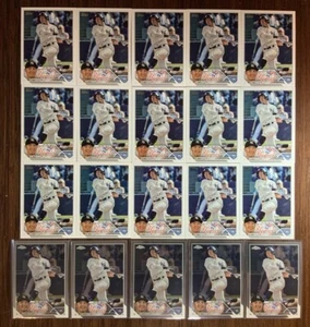 2023 Topps Chrome Anthony Volpe Rookie Base 20 Card RC Lot New York Yankees - Picture 1 of 1