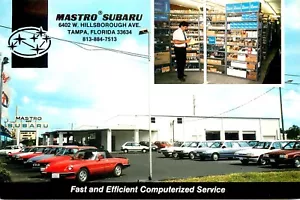 SUBARU AUTO DEALER, TAMPA, FLORIDA, VINTAGE POSTCARD (F141) - Picture 1 of 2