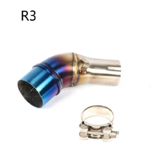 Motorcycle Exhaust Muffler System Connect Link Pipe For Yamaha R3 R30 R25 MT-03 - Foto 1 di 2