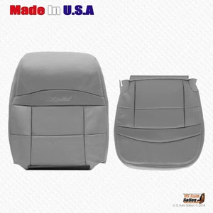 Ford Explorer Limited 1995-2001 parte inferior y superior del conductor cubierta de asiento de cuero gris - Imagen 1 de 5
