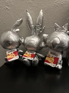 Pokémon 25th Celebration 8.5" Silver Set - Picture 1 of 1