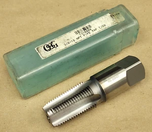OSG 3/78-18NPT HSS 1018427 GERADER ROHRGEWINDEBOHRER, 4 FLÖTEN, 2 1/2" OAL - Bild 1 von 12