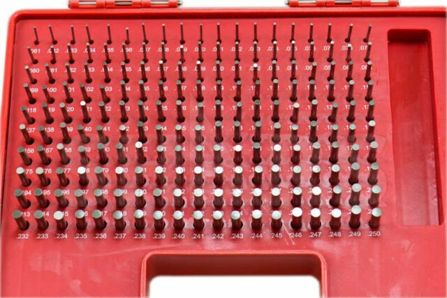 Shars Tool 3034503M1 Steel Pin Plug Gauge Set - 190 Piece