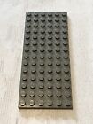 Lego 3456 Base Plate  6X14  - Old Dark Grey X 1