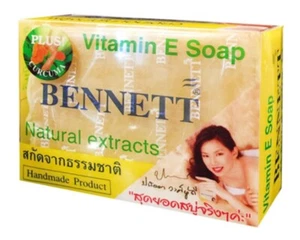 BENNETT Vitamin E Soap Plus Turmeric Extract Natural Body Face Skin Bright 130g - Picture 1 of 6